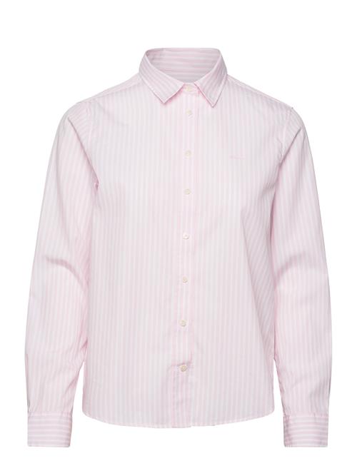 GANT Reg Classic Poplin Striped Shirt GANT Pink