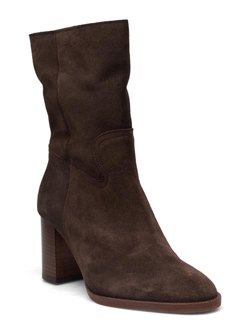 3/4 Bootie Wooden Apair Brown