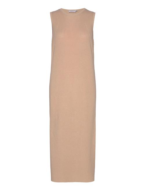 Long Knitted Dress Coster Copenhagen Beige