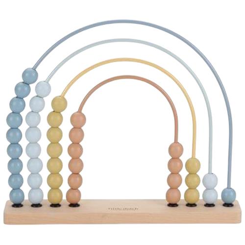 Little Dutch Rainbow Abacus Forest Friends FSC Blue | Blå | 0-1