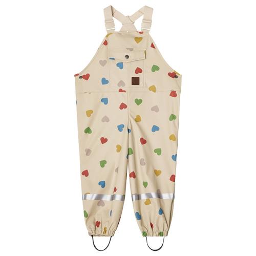 Kuling Edinburgh Regnbukser Rainbow Hearts 134/140 cm  Hvid  134/140 cm  Unisex