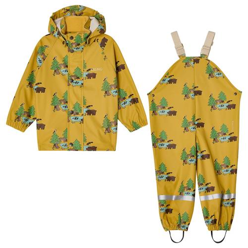 Kuling San Marino Uforet Regnsæt Swedish Landscape 86/92 cm  Gul  86/92 cm  Unisex