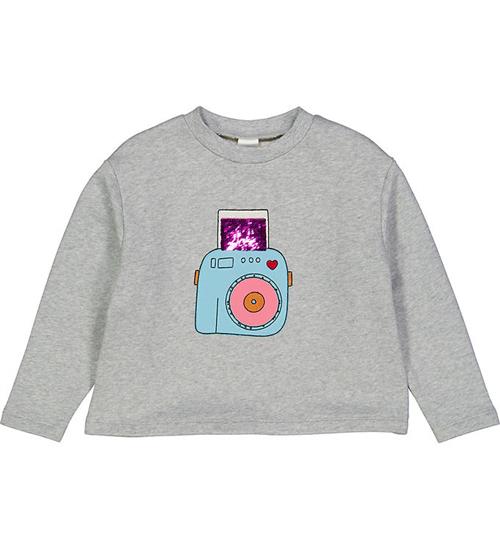 Freds World Sweatshirt - Hello Snap - GrÃ¥meleret