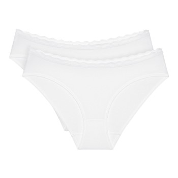 Triumph Trusser 2P Feel Of Cotton Tai Brief Hvid bomuld 42 Dame