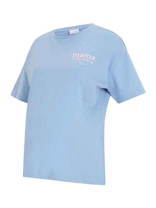 MAMALICIOUS Shirts 'MLFerida'  dueblå / offwhite