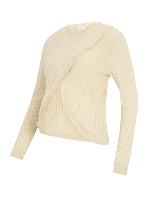 MAMALICIOUS Pullover 'MLRAYA IRIS'  lysebeige