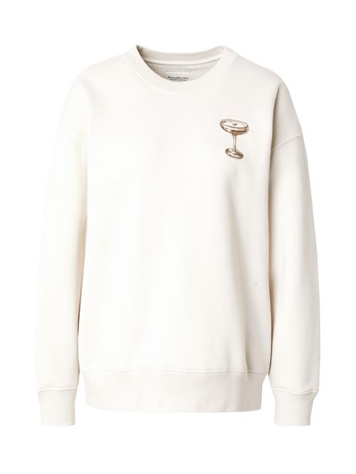 Se Abercrombie & Fitch Sweatshirt  creme / brun ved About You