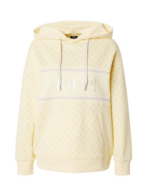 Se JOOP! Sweatshirt 'Tomy'  safran / pastelgul / grå / hvid ved About You