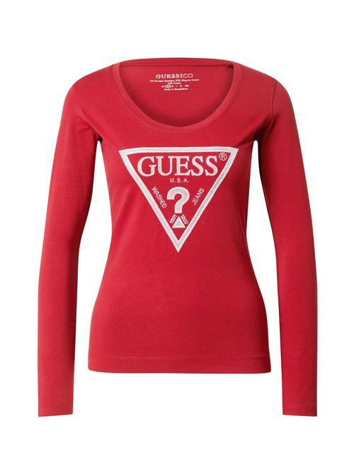 GUESS Shirts  mørkebeige / rød / sølv