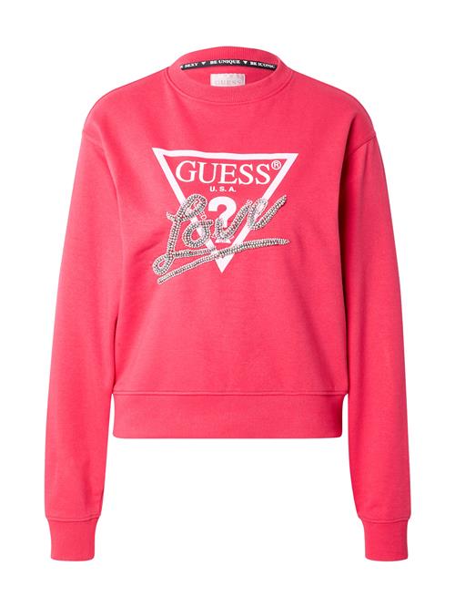 Se GUESS Sweatshirt  rød / offwhite ved About You