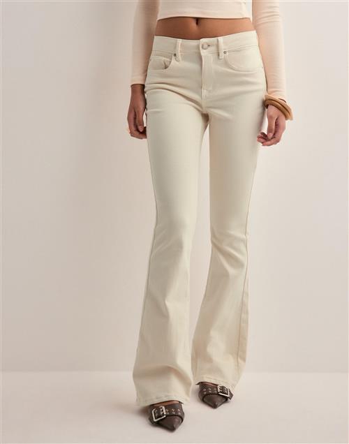 Vero Moda - Hvid - Vmflash Mr Flared Jeans Color Ga No