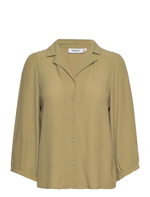 MSCH Copenhagen Mschgaliena Morocco 3/4 Shirt MSCH Copenhagen Khaki