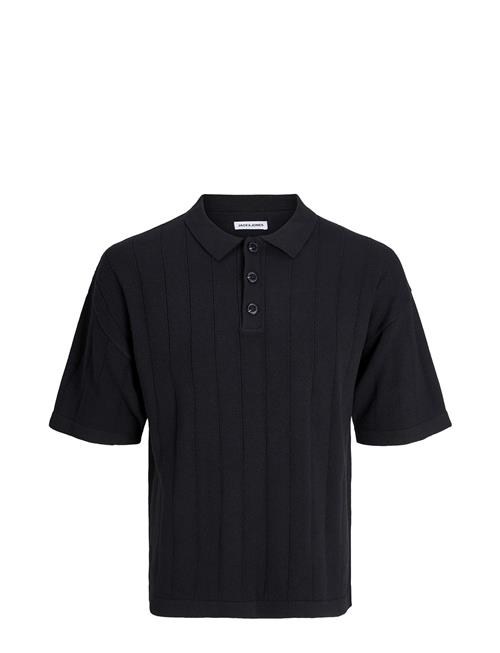 Jack & Jones Jjmarco Knit Ss Polo Jack & J S Black