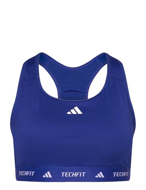 adidas Performance Techfit Medium Support Bra Adidas Performance Blue