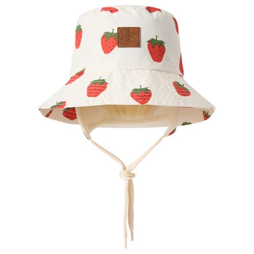 Kuling Venice Bøllehat Regnhat Strawberry | Hvid | 54 cm