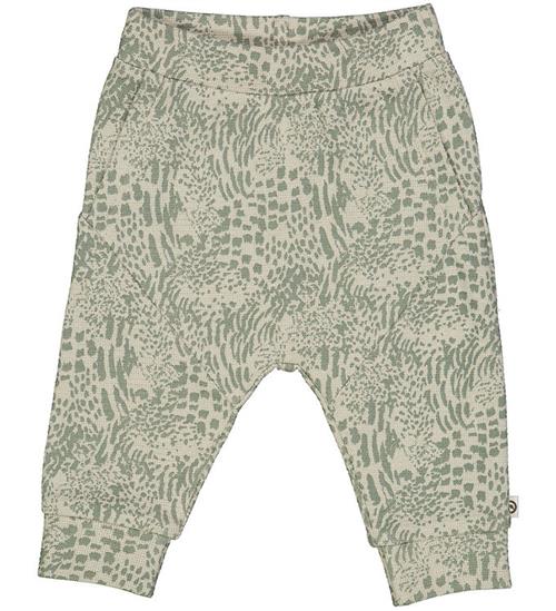 MÃ¼sli Bukser - Leopard Cut - Soft Green/Poetry Green