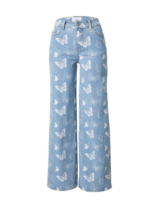 florence by mills exclusive for ABOUT YOU Jeans 'Daze Dreaming'  blue denim / hvid