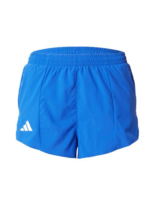 ADIDAS PERFORMANCE Sportsbukser 'Adizero Essentials'  blå / hvid