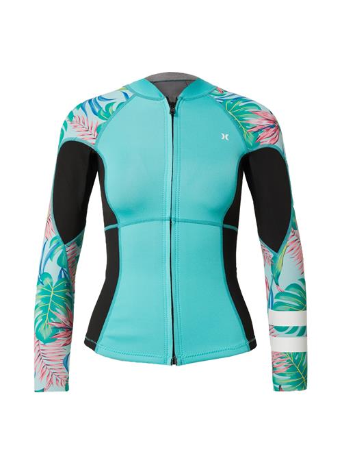 Hurley Sportsjakke 'ADVANT'  aqua / lyserød / sort / hvid