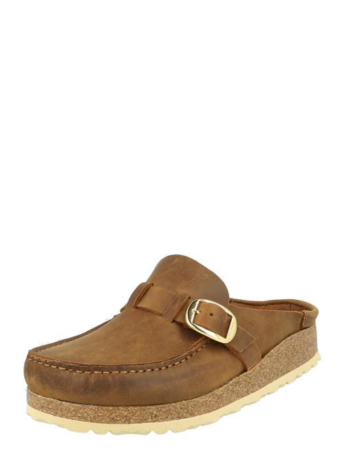 BIRKENSTOCK Pantoletter 'Buckley'  karamel