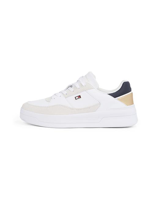 Se TOMMY HILFIGER Sneaker low  navy / honning / lysegrå / hvid ved About You