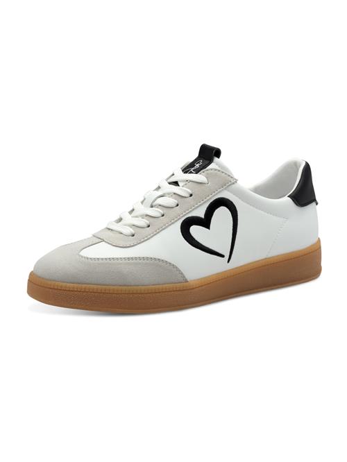 Se MARCO TOZZI by GUIDO MARIA KRETSCHMER Sneaker low  grå / sort / hvid ved About You