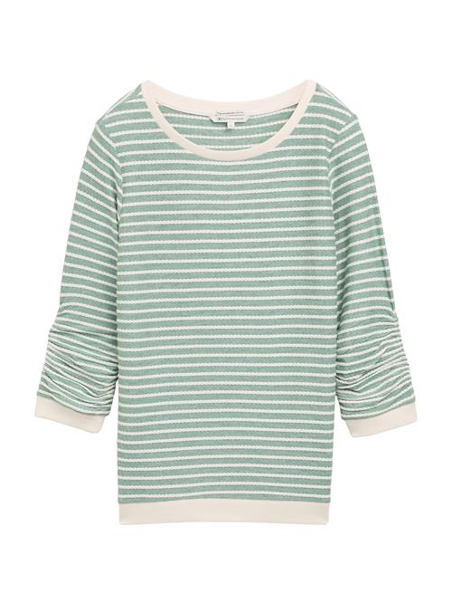 TOM TAILOR DENIM Sweatshirt  mint / naturhvid