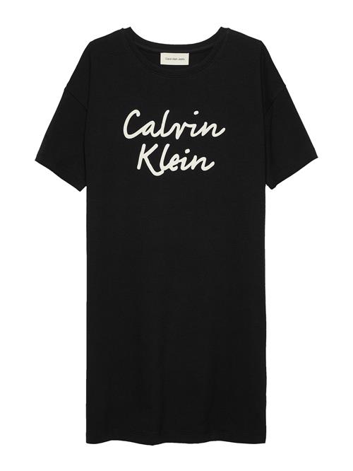 Calvin Klein Jeans Kjole  sort / offwhite