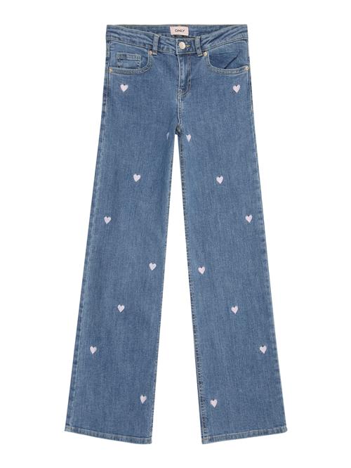 ONLY GIRLS Jeans 'KOGJUICY'  blue denim / hvid