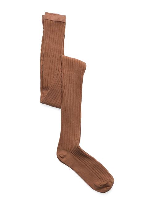 mp Denmark Cotton Rib Tights Mp Denmark Brown