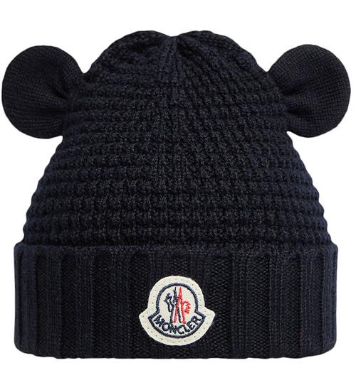 Moncler Hue - Uld - Navy m. Ãrer