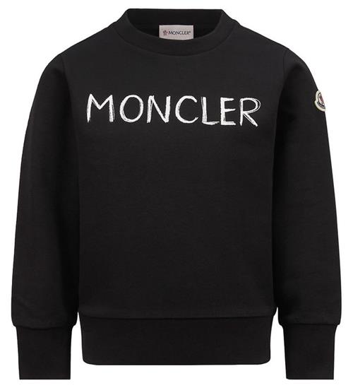 Moncler Sweatshirt - Sort m. Hvid