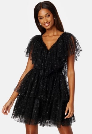 Ida Sjöstedt Aurora Dress Black/Glitter 34