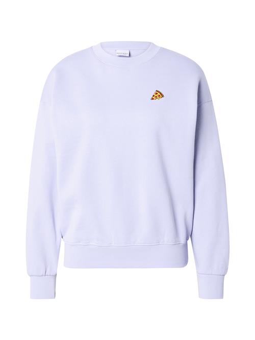 Se Iriedaily Sweatshirt 'Pizza Love'  gul / pastellilla / mørkeorange / rød ved About You