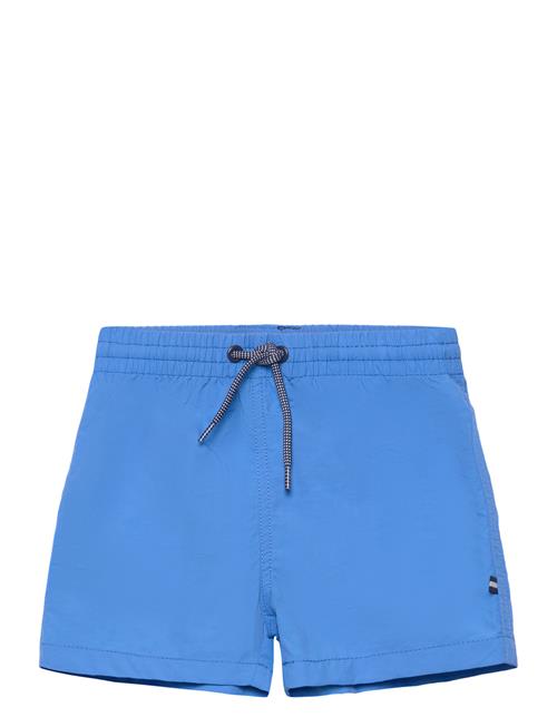 Mango Cord Plain Swimming Trunks Mango Blue