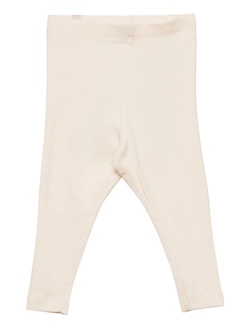 Rib Leggings Wheat Cream