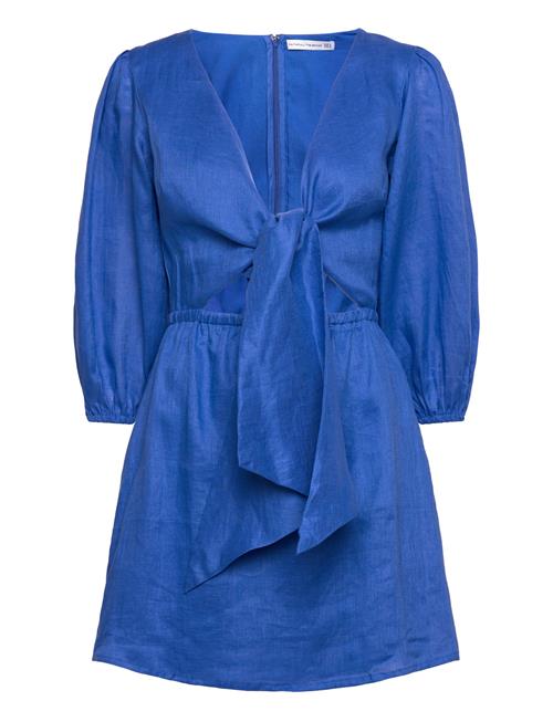 Faithfull The Brand Cintare Mini Dress Faithfull The Brand Blue