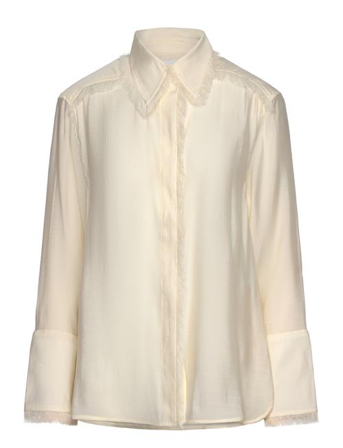 Se Day Birger et Mikkelsen Havanna - Sheer Fringes Day Birger Et Mikkelsen Cream ved Booztlet