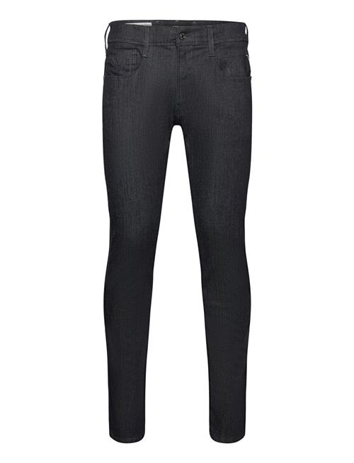 Anbass Trousers Slim Forever Dark Replay Black