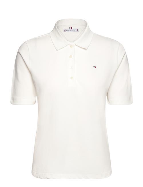 1985 Reg Pique Polo Ss Tommy Hilfiger White