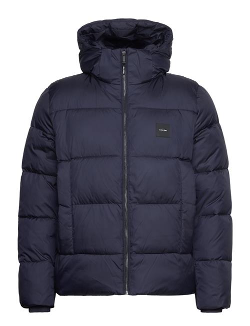 Hooded Quilt Puffer Mw Calvin Klein Navy