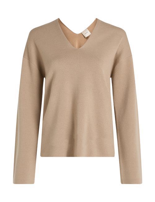 Calvin Klein Df Wool Blend Sweater Calvin Klein Beige