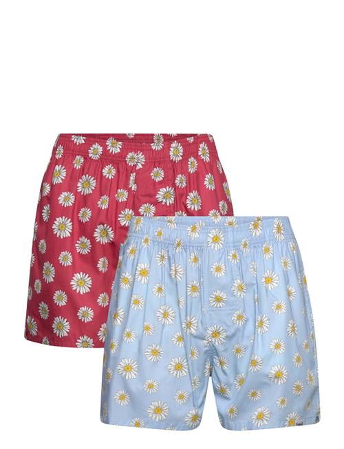 Pockies 2-Pack - Flowers Boxers Pockies Blue