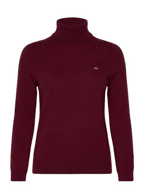 GANT Extrafine Lambswool Blend Rollneck GANT Burgundy