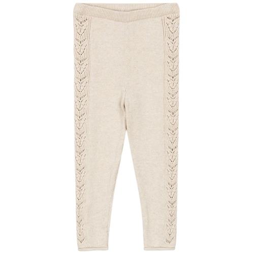 Konges Sløjd Cabby Knit Pants Off White Melange | Hvid | 2 years