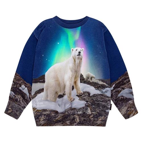 Molo GOTS Mattis Sweatshirt Polar Night | Marine blå | 104 cm