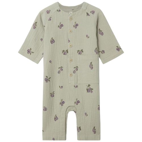 garbo&friends Prune Muslin Onesie i Prune Green | Grønn | 62/68 cm