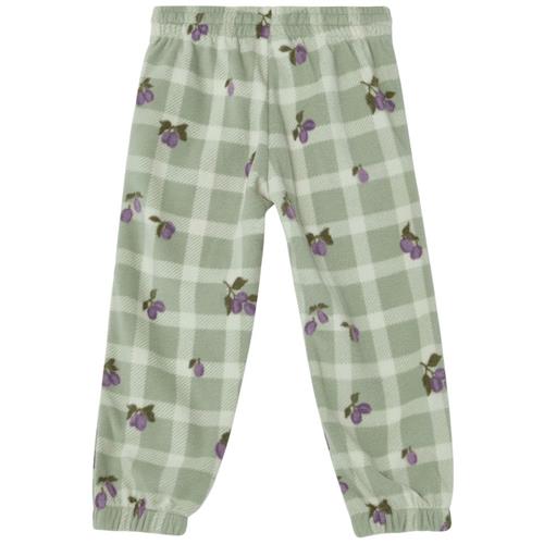 garbo&friends Prune Check Fleece Pant Green | Grønn | 86/92 cm