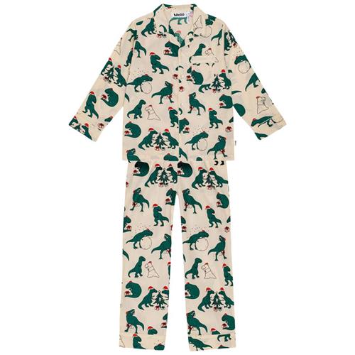 Molo GOTS Lex Pyjamas Dino Dreams | Beige | 104 cm