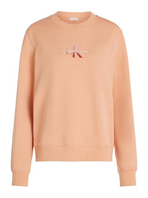 Se Calvin Klein Jeans Sweatshirt  orange / gammelrosa / hvid ved About You